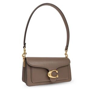 COACH Polished Pebble Leather Mini Tabby Shoulder Bag 20